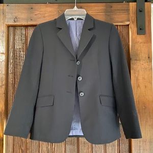 Girls RJ Classics Navy Plaid Show Jacket